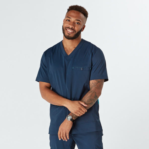 Imola Men’s Treated Scrub Top - Navy