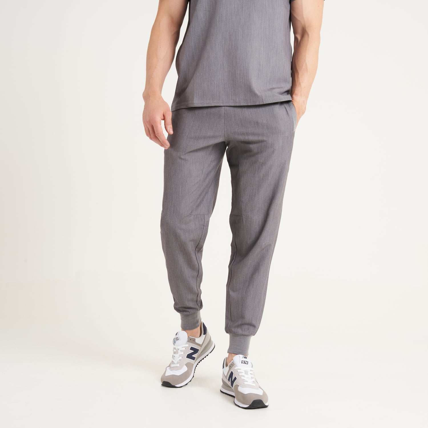 Simki 4953 Maxwell Male Scrub Trouser - Charcoal