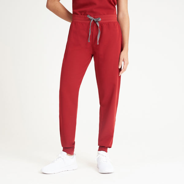 Simki 4958 Neo Scrub Jogger Trouser - Burgundy