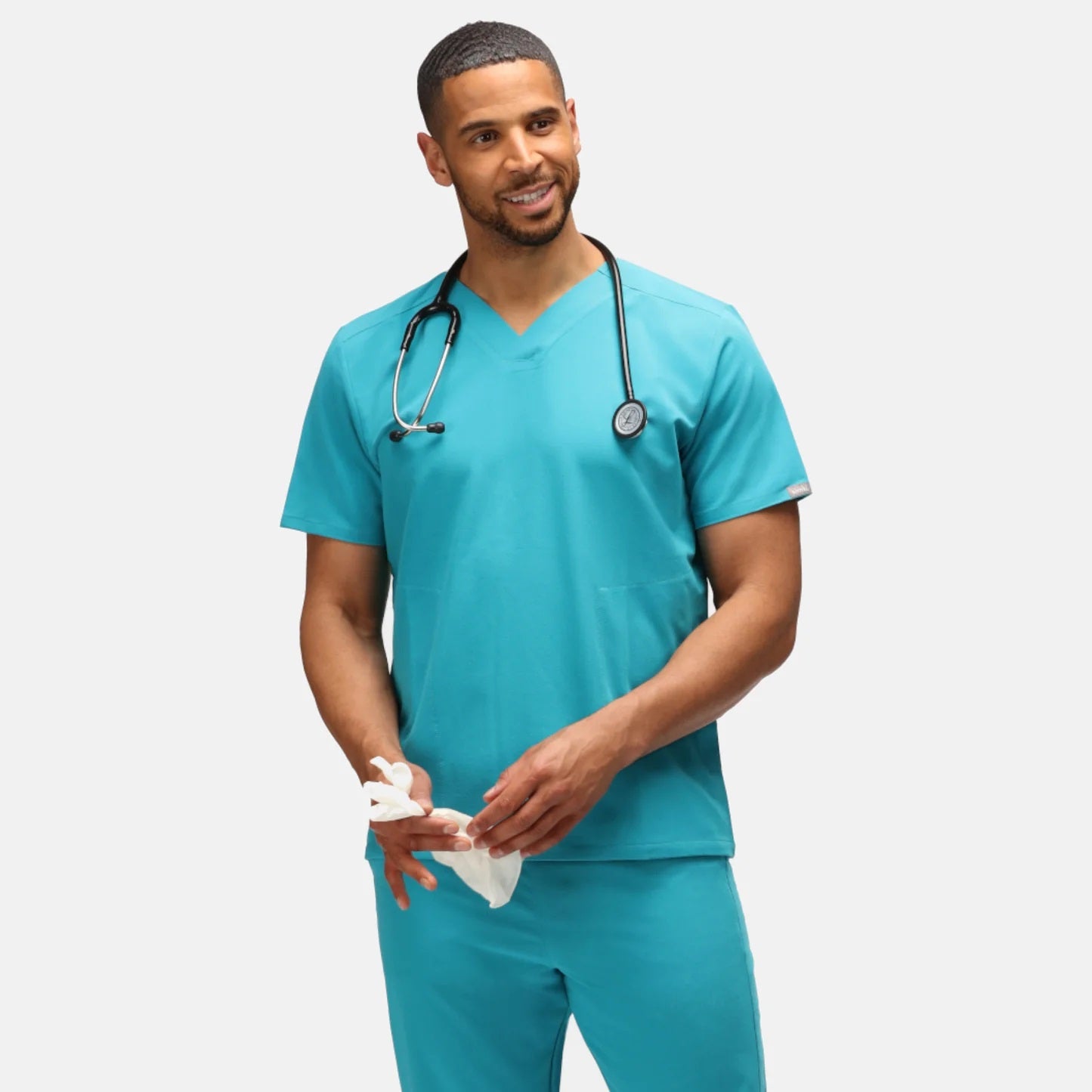 Simki 4950 Oscar Male Scrub Top - Teal