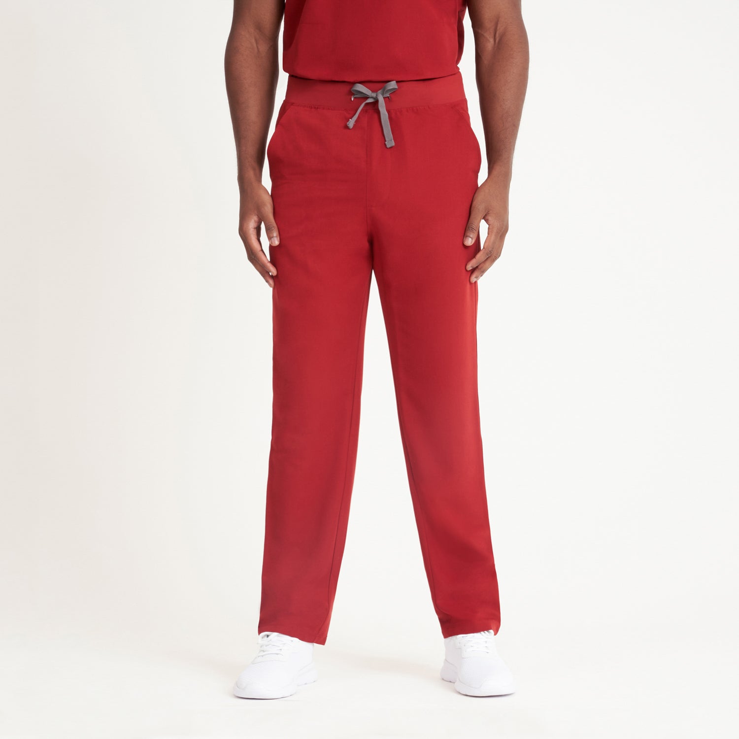 Simki 4952 Otto Male Scrub Trouser - Burgundy