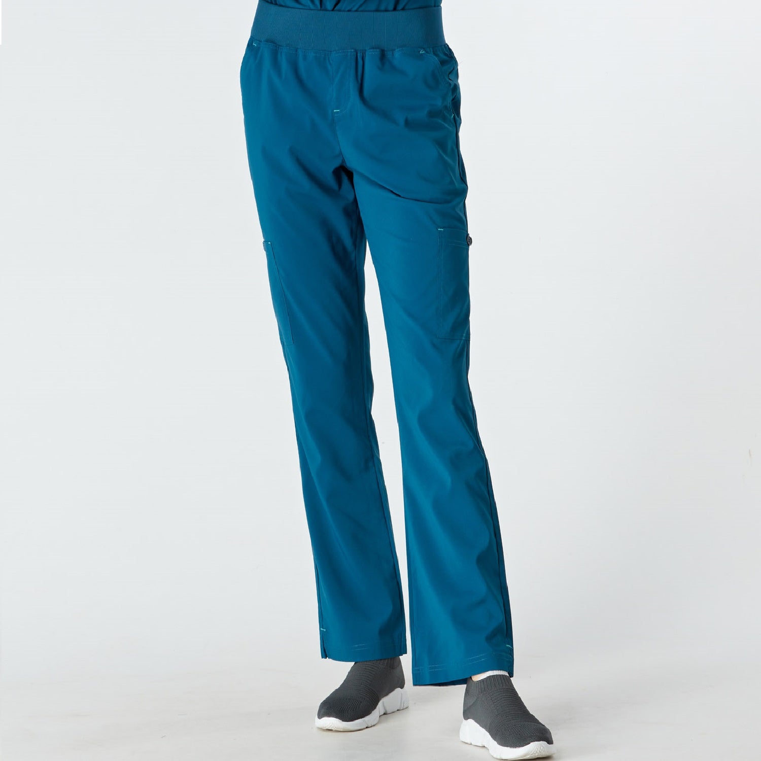 Como Ladies Treated Scrub Trouser - Caribbean