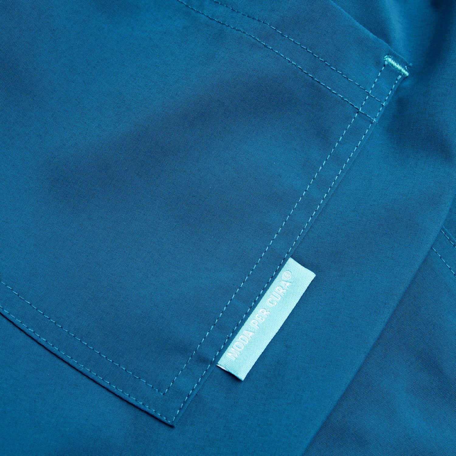 Como Ladies Treated Scrub Trouser - Caribbean