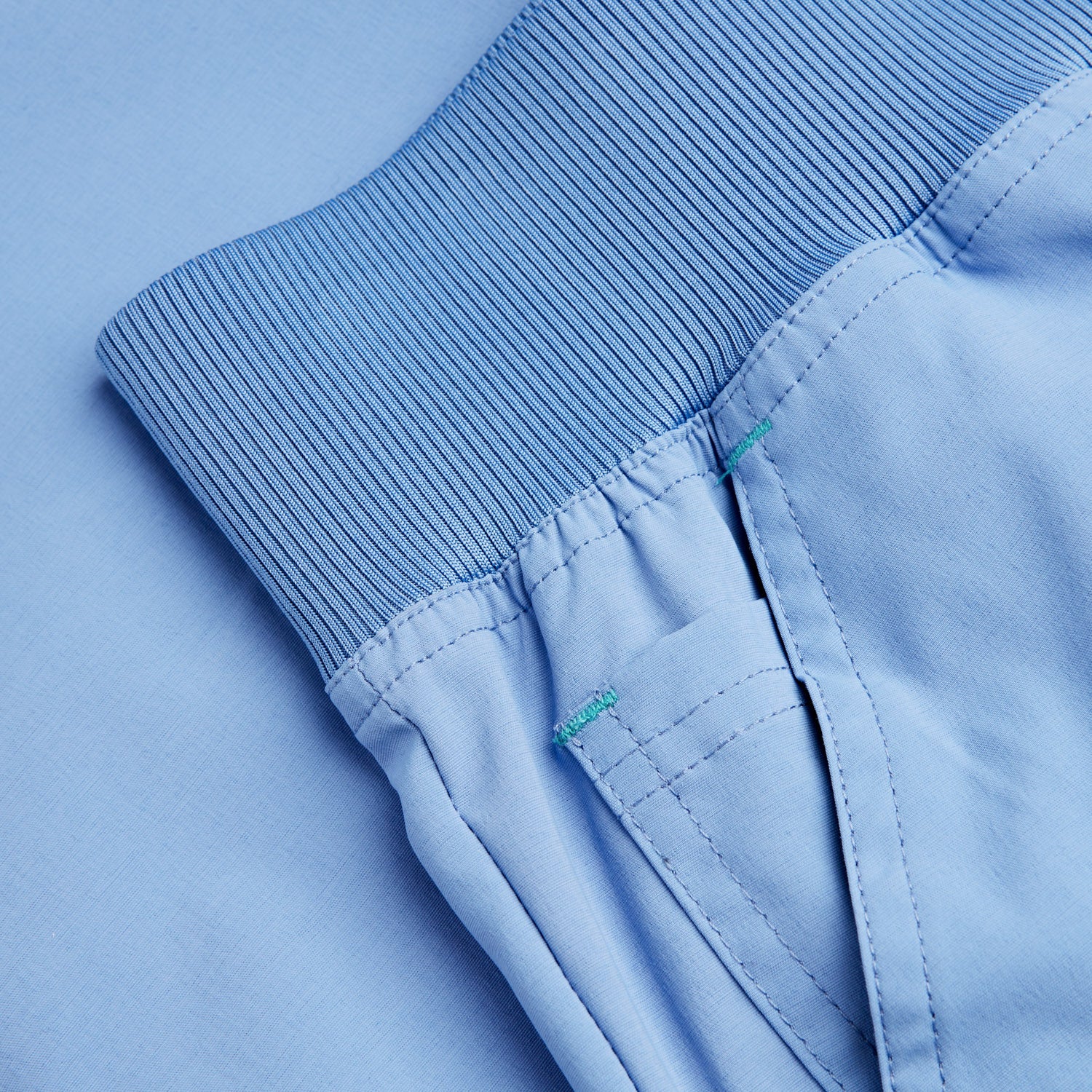 Como Ladies Treated Scrub Trouser - Ciel