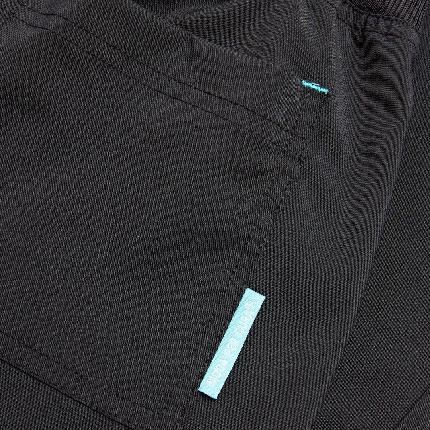 Como Ladies Treated Scrub Trouser - Black