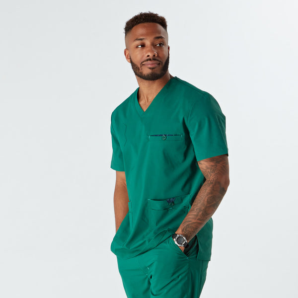 Imola Men’s Treated Scrub Top - Hunter