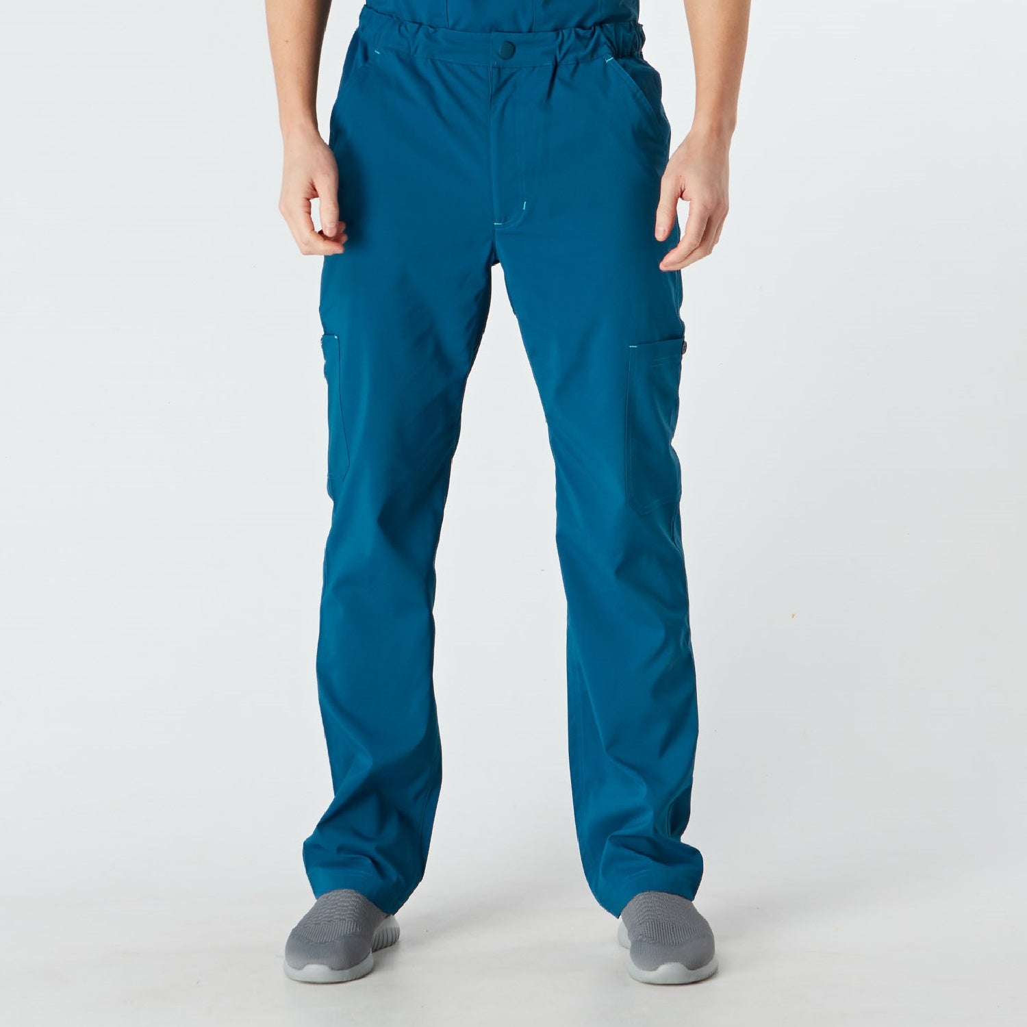 Monza Men's Treated Scrub Trouser - Caribbean