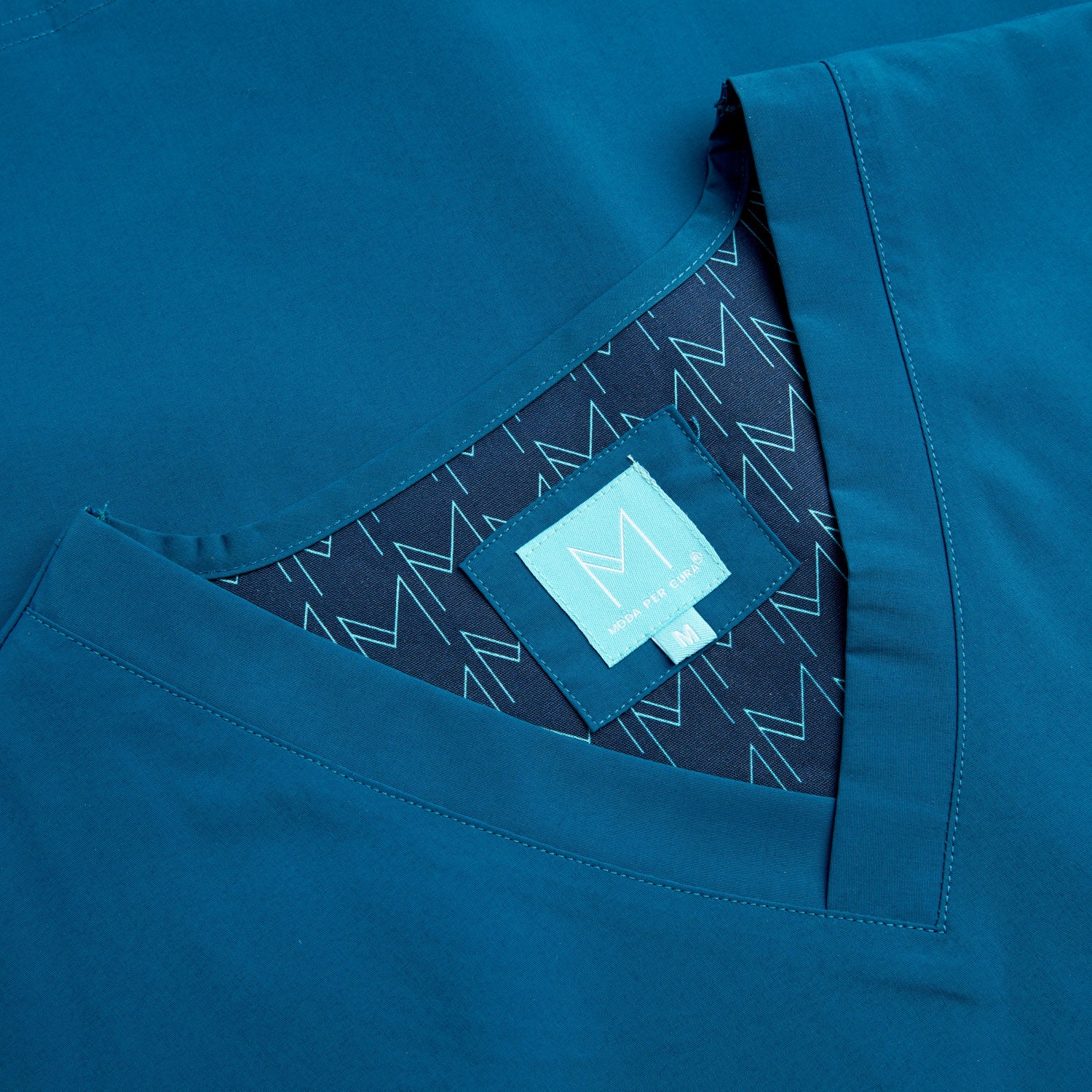 Imola Men’s Treated Scrub Top - Caribbean