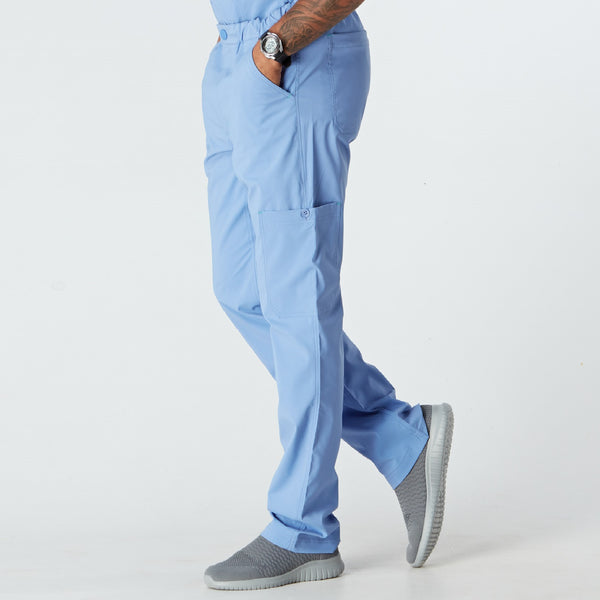 Monza Men's Treated Scrub Trouser - Ciel
