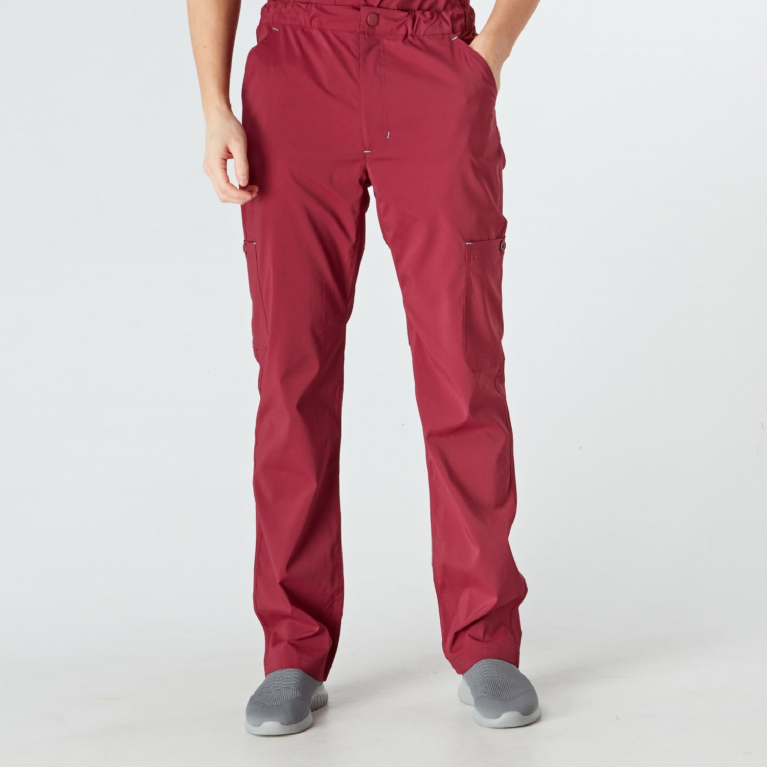 Monza Men's Treated Scrub Trouser - Wine