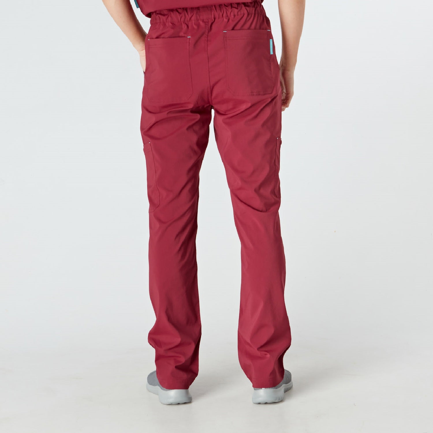 Monza Men's Treated Scrub Trouser - Wine