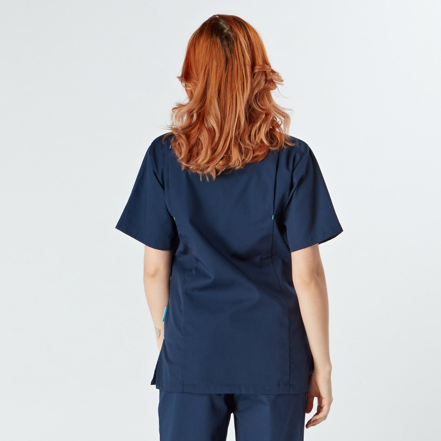 Amalfi Unisex Scrub Top - Navy