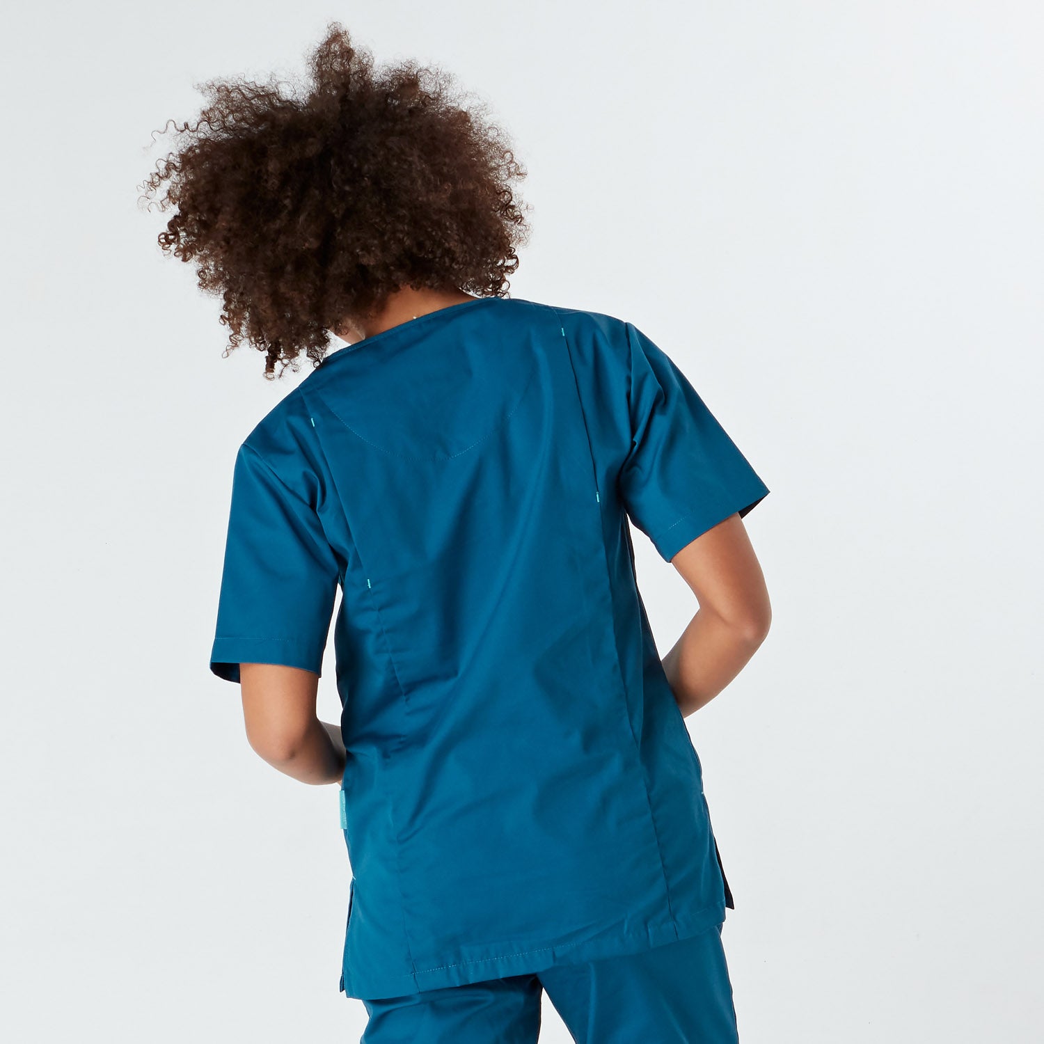 Amalfi Unisex Scrub Top - Caribbean
